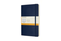 Moleskine Notebook, Expanded, Large, Ruled, Sapphire Blue, Soft Cover (5 x 8.25) By Moleskine Cover Image