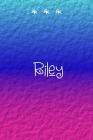Riley: Vibrant Ombre Notebook By Lynette Cullen Cover Image