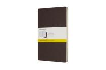 Moleskine Cahier Journal, Large, Square, Coffee Brown (5 x 8.25) Cover Image