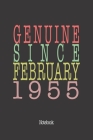 Genuine Since February 1955: Notebook Cover Image