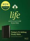 NLT Life Application Study Bible, Third Edition (Leatherlike, Black/Onyx) Cover Image