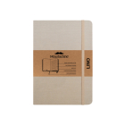 Moustachine Classic Linen Medium Light Tan Ruled Hardcover By Moustachine (Designed by) Cover Image