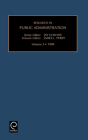 Research in Public Administration By Jay D. White (Editor), James L. Perry (Volume Editor) Cover Image