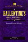 Ballentine's Legal Dictionary/Thesaurus (General Business & Business Ed.) Cover Image