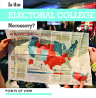Is the Electoral College Necessary? (Points of View) By Meghan Green Cover Image