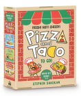 Pizza and Taco To Go! 3-Book Boxed Set: Pizza and Taco: Who's the Best?; Pizza and Taco: Best Paryt Ever!; Pizza and Taco Super-Awesome Comic! Cover Image