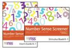 Number Sense Screener(tm) (Nss(tm)) Set, K-1, Research Edition By Nancy Jordan, Joseph Glutting, Nancy Dyson (Contribution by) Cover Image