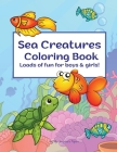 Sea Creatures Coloring Book By Josephine's Papers Cover Image
