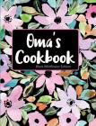 Oma's Cookbook Black Wildflower Edition By Pickled Pepper Press Cover Image