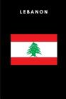 Lebanon: Country Flag A5 Notebook to write in with 120 pages By Travel Journal Publishers Cover Image
