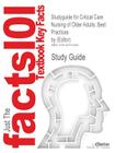 Studyguide for Critical Care Nursing of Older Adults By Cram101 Textbook Reviews Cover Image