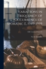 Variations in Frequency of Occurrence of Sporadic E, 1949-1959; NBS Technical Note 117 By W. B. Chadwick (Created by) Cover Image