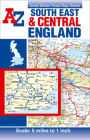 South East & Central England A-Z Road Map By Geographers' A-Z Map Co Ltd Cover Image
