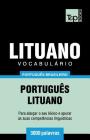 Vocabulário Português Brasileiro-Lituano - 3000 palavras Cover Image