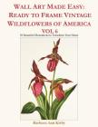 Wall Art Made Easy: Ready to Frame Vintage Wildflowers of America Vol 6: 30 Beautiful Illustrations to Transform Your Home Cover Image