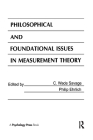 Philosophical and Foundational Issues in Measurement Theory Cover Image