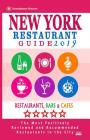New York Restaurant Guide 2019: Best Rated Restaurants in New York City - 500 restaurants, bars and cafés recommended for visitors, 2019 Cover Image