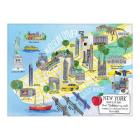 New York City Map 1000 Piece Puzzle By Galison, Hennie Haworth (Illustrator) Cover Image