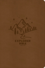 KJV Explorer Bible for Kids, Brown LeatherTouch, Indexed: Placing God’s Word in the Middle of God’s World By Holman Bible Publishers Cover Image