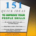 151 Quick Ideas to Improve Your People Skills Lib/E By Emily Durante (Read by), Robert E. Dittmer, Stephanie McFarland Cover Image