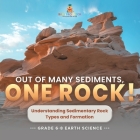 Out of Many Sediments, One Rock! Understanding Sedimentary Rock Types and Formation Grade 6-8 Earth Science Cover Image