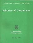 Sample Form of Evaluation Report: Selection of Consultants Cover Image