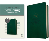 NLT Large Print Thinline Reference Bible, Filament-Enabled Edition (Red Letter, Leatherlike, Evergreen Mountain ) By Tyndale (Created by) Cover Image