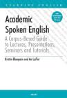 Academic Spoken English By Kristin Blanpain, An Laffut Cover Image