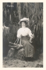 Vintage Journal Woman with Gator on a Leash By Found Image Press (Producer) Cover Image