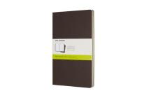 Moleskine Cahier Journal, Large, Plain, Coffee Brown (5 x 8.25) Cover Image