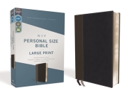 Niv, Personal Size Bible, Large Print, Leathersoft, Black, Red Letter Edition, Comfort Print By Zondervan Cover Image