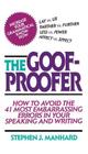 Goof Proofer By Stephen Manhard Cover Image