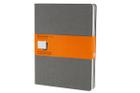 Moleskine Cahier Journal (Set of 3), Extra Large, Ruled, Pebble Grey, Soft Cover (7.5 x 10) (Cahier Journals) Cover Image