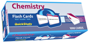 Chemistry Flash Cards - 1000 Cards: A Quickstudy Reference Tool By Mark Jackson Cover Image