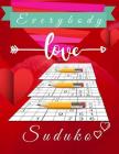 Everybody Loves Suduko: Challenging Brainteasers, Sodoku travel pocket size book advanced math puzzle books brain teasers page a day. By Shrlea D. Berilla Cover Image