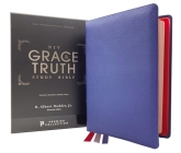 Niv, the Grace and Truth Study Bible (Trustworthy and Practical Insights), Premium Goatskin Leather, Blue, Premier Collection, Black Letter, Art Gilde By R. Albert Mohler Jr (Editor), Zondervan Cover Image