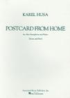 Postcard from Home By Husa Karel (Composer) Cover Image