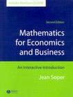 Mathematics for Economics and Business: An Interactive Introduction [With CDROM] Cover Image