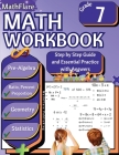 MathFlare - Math Workbook 7th Grade: Math Workbook Grade 7: Pre-Algebra, Ratio and Proportion, Percentage, Geometry and Statistics Cover Image