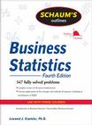 Schaum's Outline of Business Statistics, Fourth Edition (Schaum's Outlines) By Leonard Kazmier Cover Image