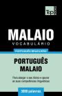Vocabulário Português Brasileiro-Malaio - 3000 palavras By Andrey Taranov Cover Image