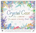 Crystal Cave: The Ultimate Geometric Coloring Book (Wooden Books) Cover Image