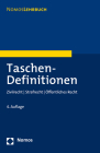 Taschen-Definitionen: Zivilrecht U Strafrecht U Offentliches Recht By Nomos (Editor) Cover Image