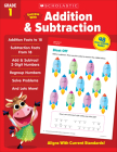 Scholastic Success with Addition & Subtraction Grade 1 Workbook By Scholastic Teaching Resources Cover Image