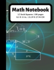 Math Notebook: 1/2 inch Square Graph Paper for Students and Kids, 100 Sheets (Large, 8.5 x 11) By Graph Paper Notebooks Cover Image