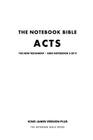 The Notebook Bible, New Testament, Acts, Grid Notebook 5 of 9: King James Version Plus By Notebook Bible Press Cover Image