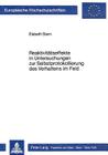 Reaktivitaetseffekte in Untersuchungen Zur Selbstprotokollierung Des Verhaltens Im Feld (Europaeische Hochschulschriften / European University Studie #192) By Elsbeth Stern Cover Image