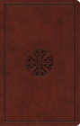 ESV Value Thinline Bible (Trutone, Brown, Mosaic Cross Design)  Cover Image