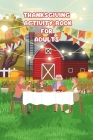 Thanksgiving: Activity Book for Adults By Zoë Saenz Cover Image
