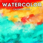 Watercolor Calendar 2021: 16-Month Cute Gift Idea For Watercolour Lovers Men And Women By Alert Jelly Press Cover Image